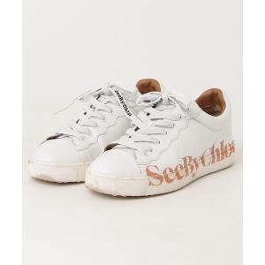 「SEE BY CHLOE」 ローカットスニーカー 37 ホワイト レディース