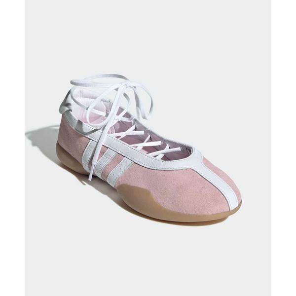「adidas」 シューズ 24.0cm ピンク レディース