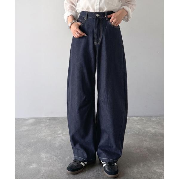 「Java」 デニムパンツ X-LARGE ワンウォッシュ レディース