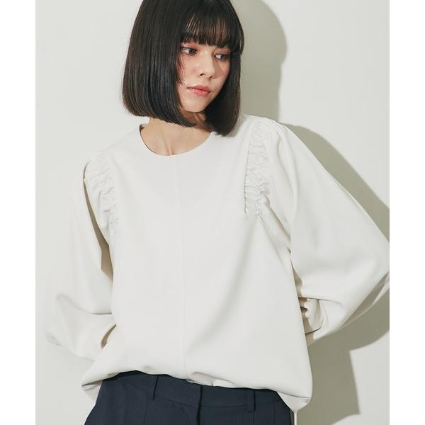 「SMILE ORCHID」 長袖ブラウス M オフホワイト レディース