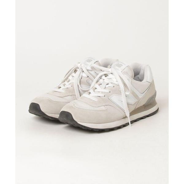 「New Balance」 ローカットスニーカー 24.5cm オフホワイト メンズ