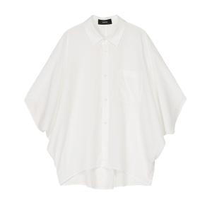 ブラウス シャツ (S)DRAPE BROAD CLOTH SHIRT レディース