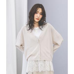 カーディガン 透けにくいメッシュニットカーディガン/642966 レディース