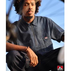 tシャツ HALF ZIP DENIM SHIRTS レディース メンズ