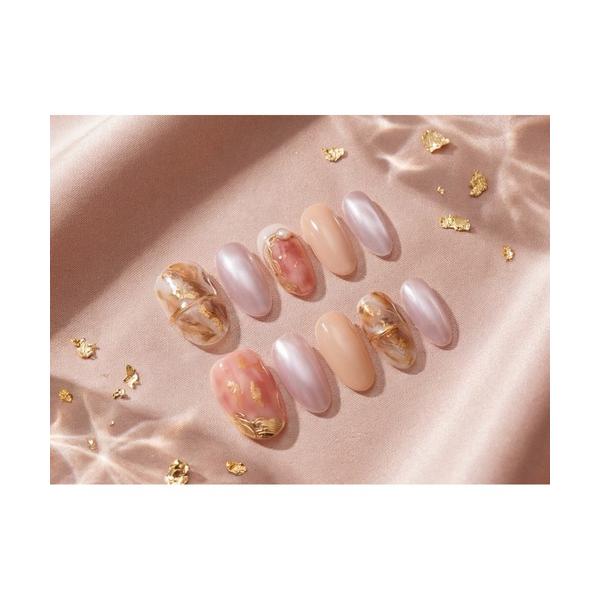 ネイルチップ ネイルシール 「not a nail」水光マグネットデザインミディアムロングネイルチッ...