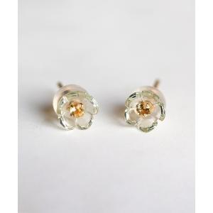 ピアス フラワーピアス | K10YG レディース メンズ