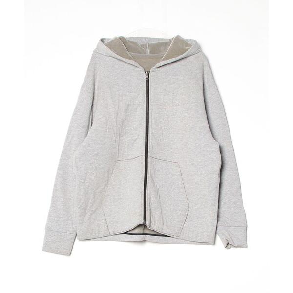 「MSGM」 ジップアップパーカー 38 シルバー レディース