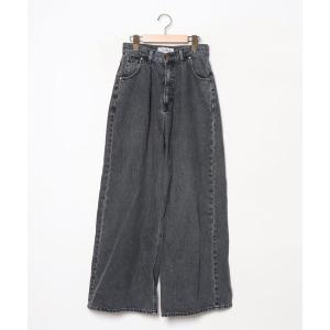 「CHAROL」 デニムパンツ M グレー レディース
