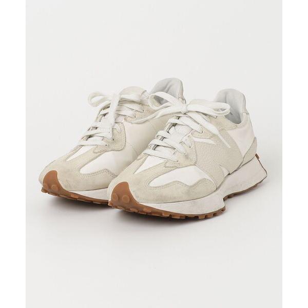 「New Balance」 ローカットスニーカー 24.5cm ベージュ レディース