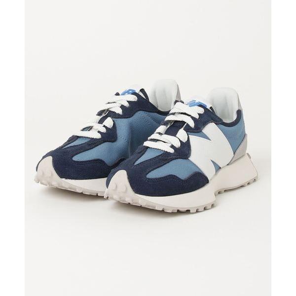 「New Balance」 ローカットスニーカー 22.5cm ネイビー レディース