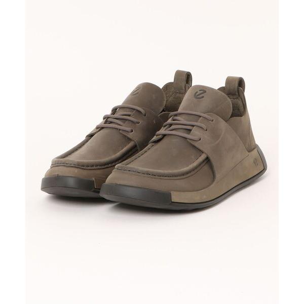 「ECCO」 レザーシューズ 40 サンドグレー メンズ