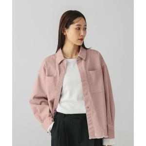 「GLOBAL WORK」 長袖シャツ LARGE ピンク レディース