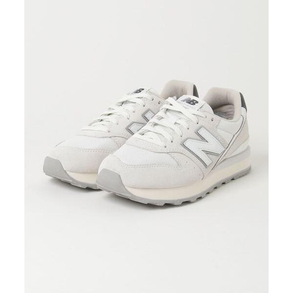 「New Balance」 ローカットスニーカー 22.5cm ライトグレー レディース