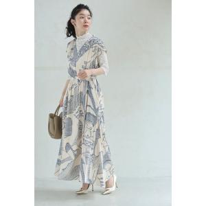 「CAWAII」 半袖ワンピース FREE ベージュ レディース