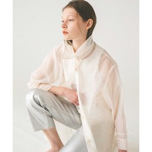 「MECRE」 ステンカラーコート M アイボリー レディース
