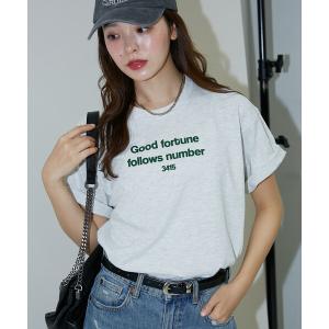 tシャツ PUBLUX/パブリュクス フロッキー ロゴ Tシャツ　限定展開 レディース