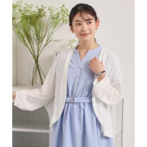 カーディガン 「UVカット/洗濯機OK」ボレロ ...の商品画像
