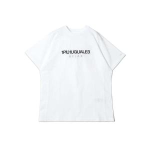 tシャツ 「1PIU1UGUALE3」 REVERSE PRINT TEE ブランドロゴプリント Tシャツ メンズ レディース