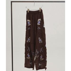 パンツ 「TODAYFUL/トゥデイフル」Embroidery Patchwork Trousers レディース