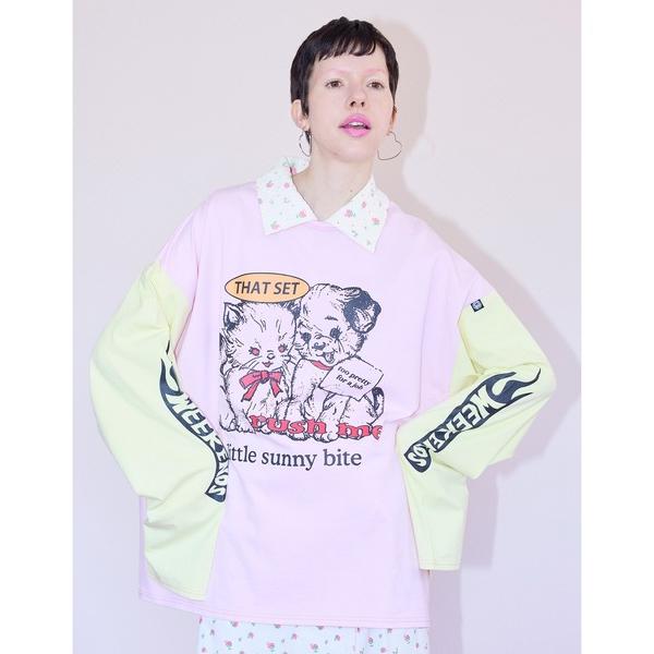 tシャツ 「8」「it」「Little sunny bite」lovely big tee レディー...
