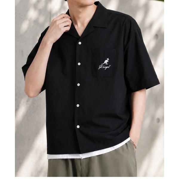 tシャツ 「KANGOL/カンゴール」マックハウス限定！ フェイクレイヤード オープンカラー シャツ...