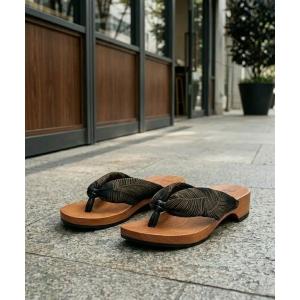 サンダル 夏 mizutori 水鳥工業 げた物語 ヒールのある下駄 ヒール高 3.5cm レディース メンズ