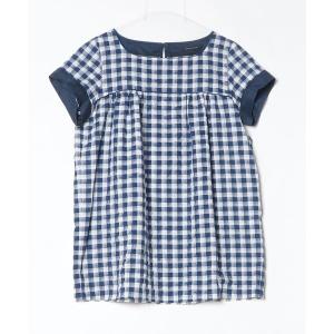 「TOMMY HILFIGER」 半袖ブラウス S ブルー レディース
