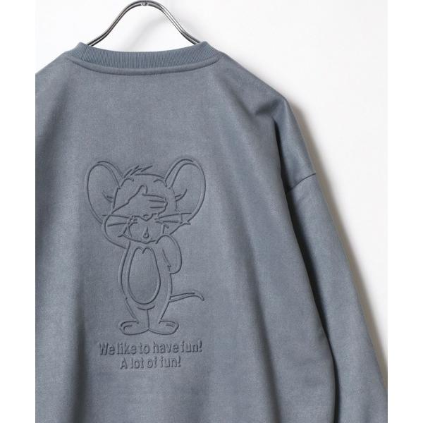 「TOM&amp;JERRY」 長袖カットソー M サックスブルー レディース