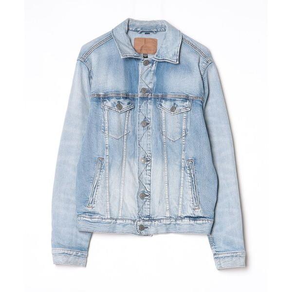 「American Eagle」 デニムジャケット M ブルー レディース