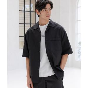 「GLOBAL WORK」 半袖シャツ SMALL ブラック メンズ