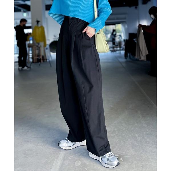 「Java」 パンツ MEDIUM ブラック系その他 レディース