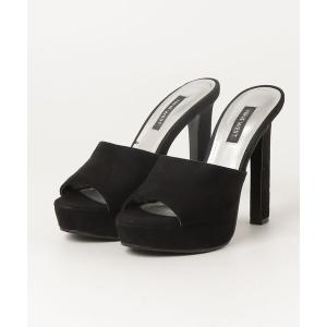 「NINE WEST」 ミュール 25.5cm ブラック レディース