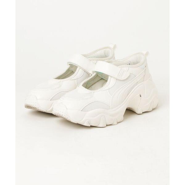 「PUMA」 シューズ 25.0cm ホワイト レディース
