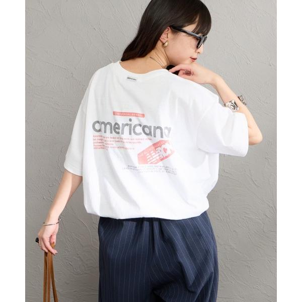 tシャツ 「Americana/アメリカーナ」  americana バックプリントＴシャツ レディ...