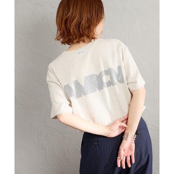tシャツ 「Americana/アメリカーナ」 AMERCN バックプリントＴシャツ レディース