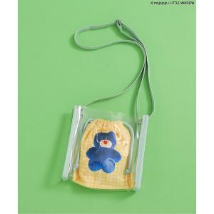 ショルダー ショルダーバッグ mojojojo クリアBAG 巾着 キッズ 子供 男の子 女の子