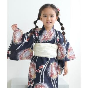 浴衣 2026新作 浴衣ワンピース2点セット 男女兼用 ひよこ商店 キッズ 子供 女の子