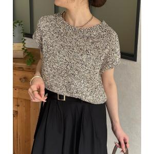 ニット セーター MIXフレンチニット レディース