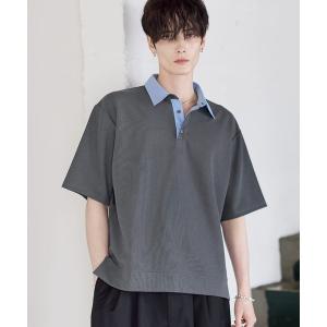 ポロシャツ 襟切替コンパクトポロシャツ 「接触冷感/イージーケア」 メンズ レディース