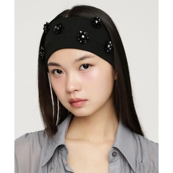 ヘアバンド FLOWER SPARKLY HAIR BAND フラワースパークリーヘアバンド
