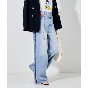 ワイドパンツ ジーンズ デニム デニムパンツ バギーデニムパンツ/ワイドデニム レディース