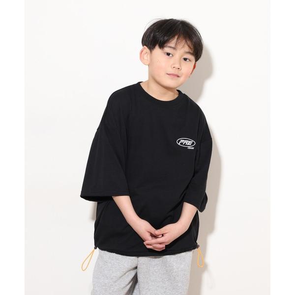 tシャツ キッズ ワンポイント/サガラ/シルキーエアー 刺繍 ロゴ プリント 半袖 Tシャツ キッズ...