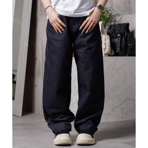 ジーンズ ヘリンボーンデニムパンツ / Herringbone denim pants メンズ レディース