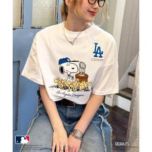 tシャツ MLB×PEANUTS CEREMONY BIG TEE レディース メンズ