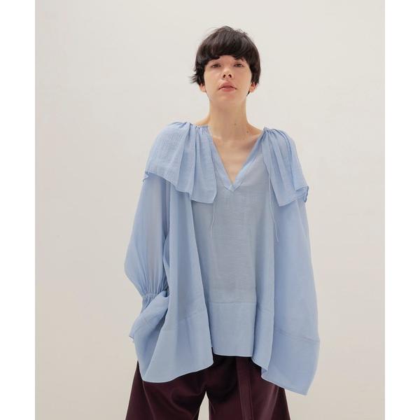 ブラウス シャツ silky sheer blouse(シルキーシアーブラウス) レディース