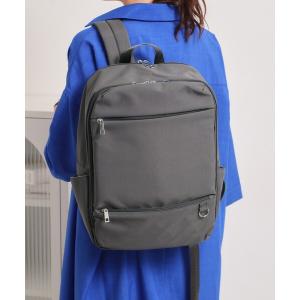 デイバック リュック 撥水ツイル12ポケットリュック レディース