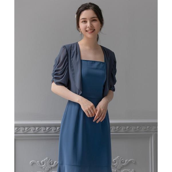 「DRESS PLUS」 ボレロ S チャコールアッシュ レディース
