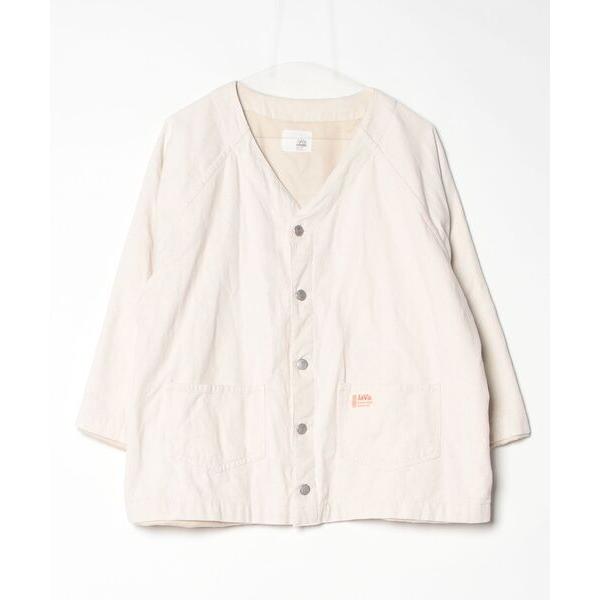 「Java」 ノーカラージャケット MEDIUM ナチュラル レディース