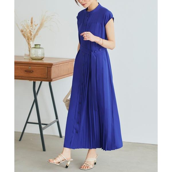 「RUIRUE BOUTIQUE」 ノースリーブワンピース M ロイヤルブルー レディース