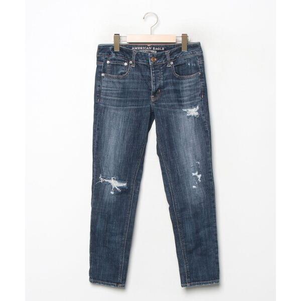 「American Eagle」 デニムパンツ 2 ネイビー レディース